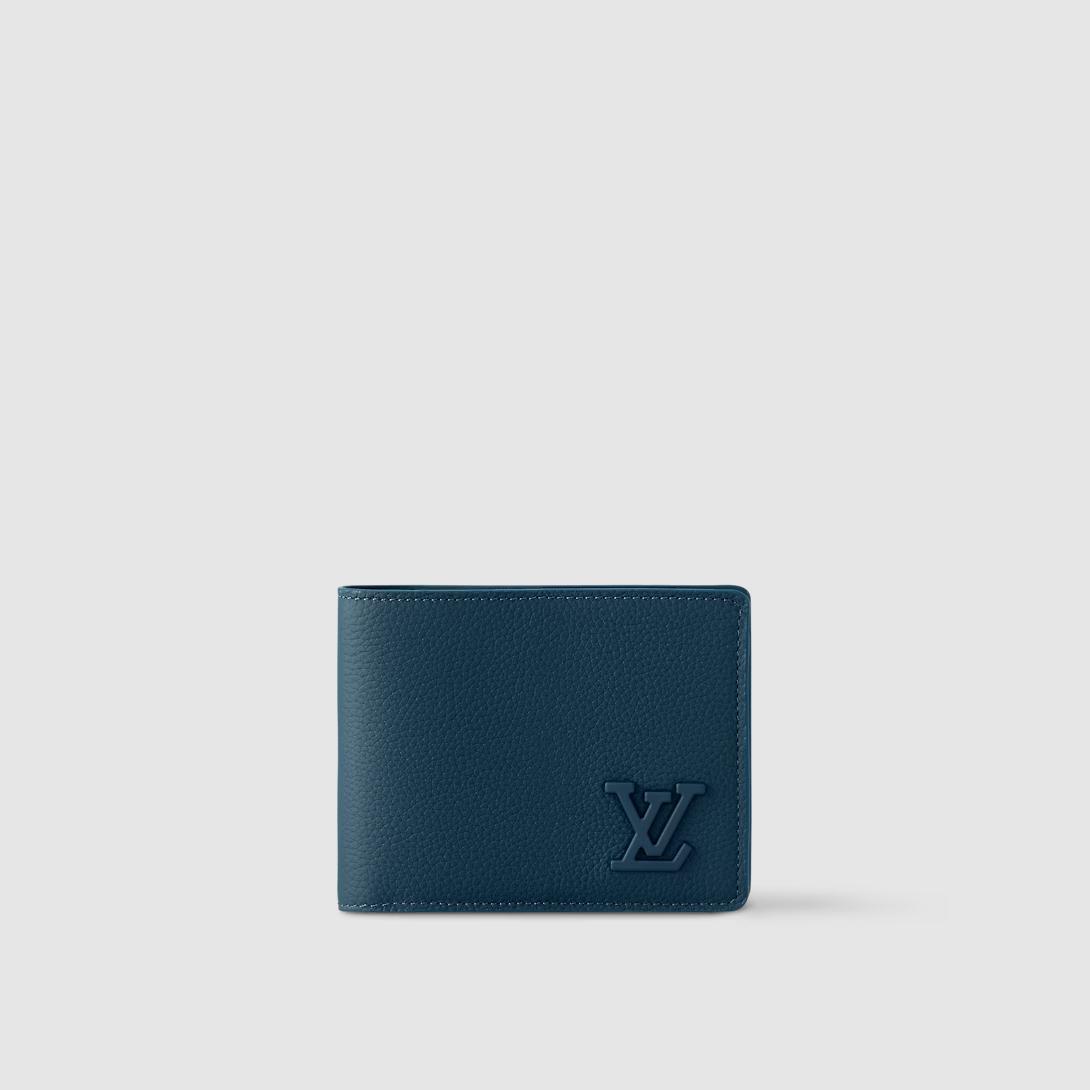 Ví Louis Vuitton Multiple Wallet Lv Aerogram Nam Xanh Dương